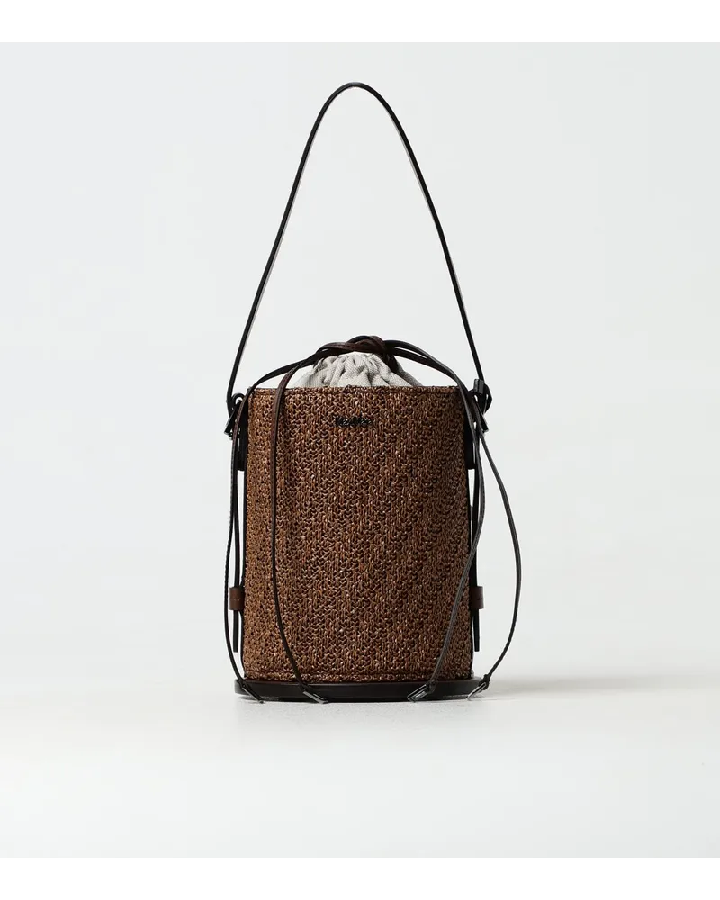 Max Mara Schultertasche Braun