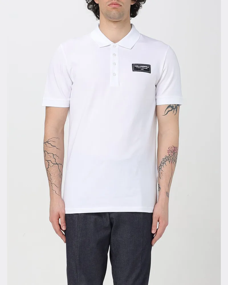 Karl Lagerfeld Polo herren Weiß