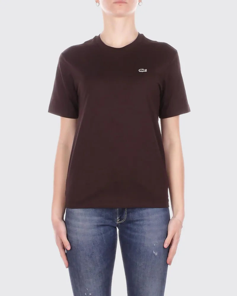 Lacoste T-shirt damen Braun
