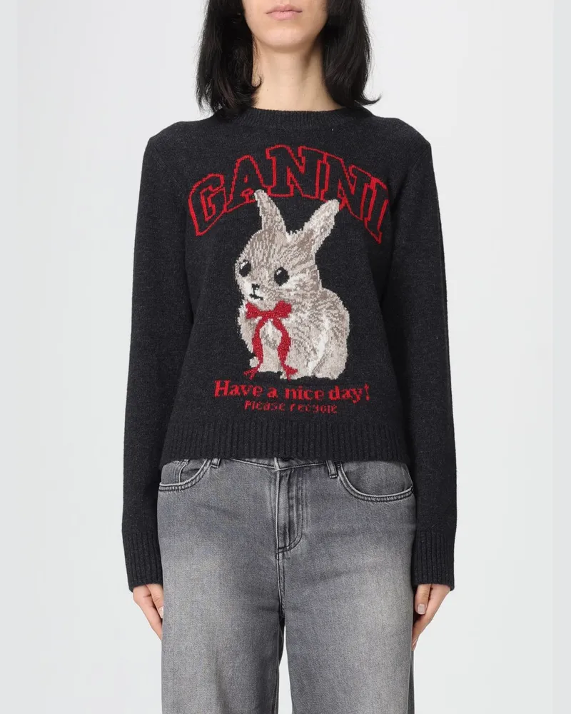 Ganni Pullover damen Schwarz