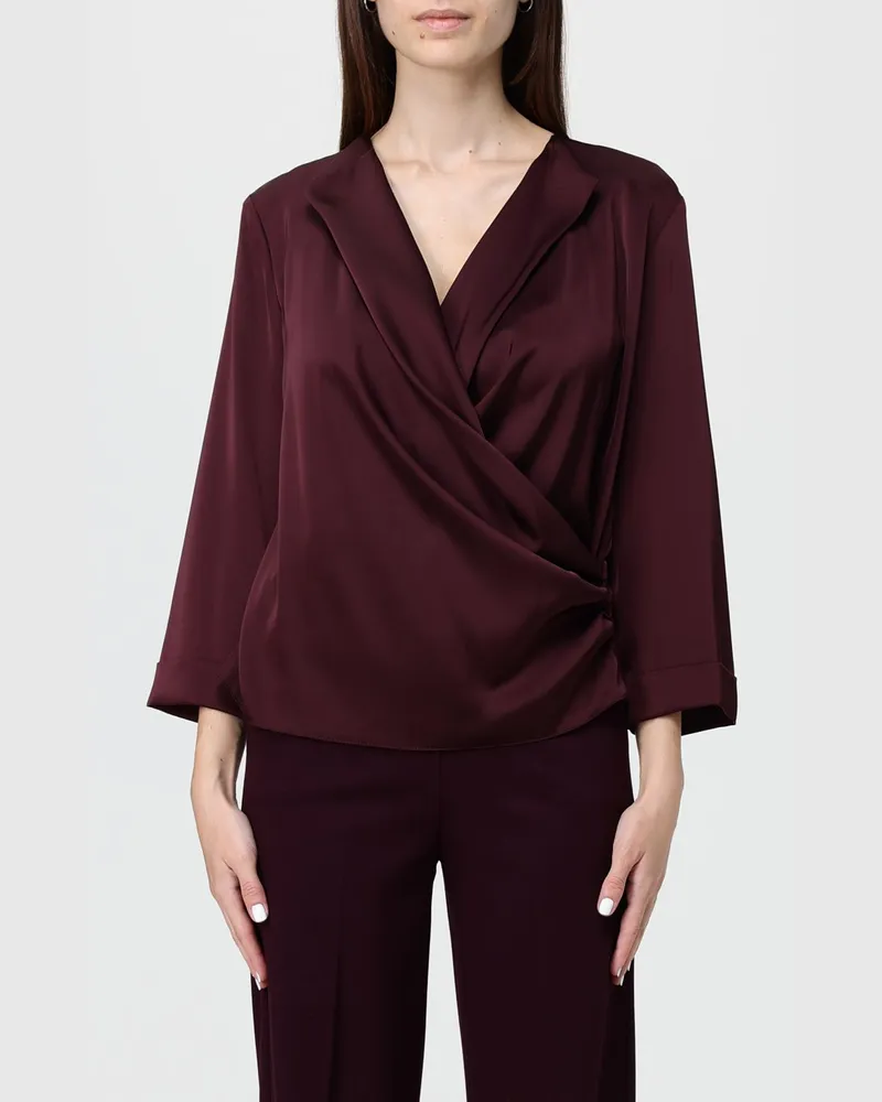 Hanita Top damen Burgunderrot