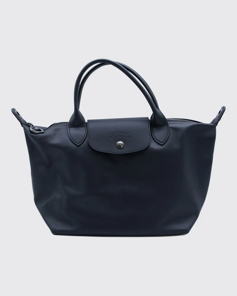 Longchamp Kleine Le Pliage Xtra Tote-Tasche mit Doppelgriff und Schultergurt Schwarz