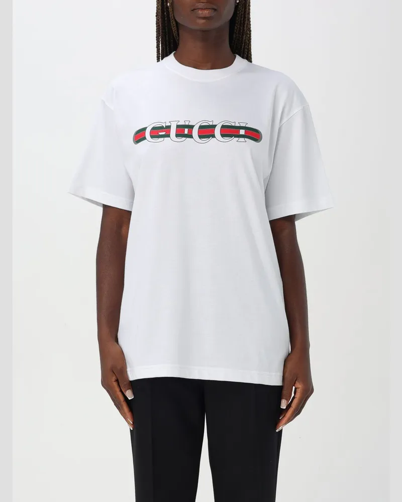 Gucci T-shirt damen Weiß