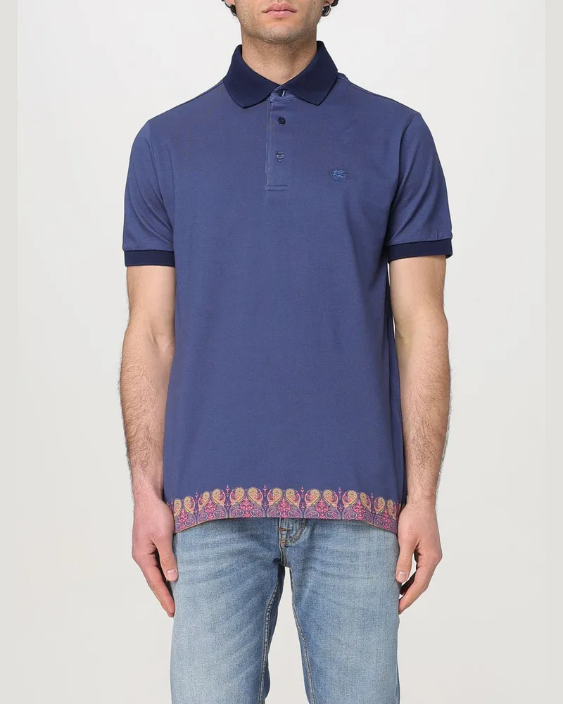 Etro Polo herren Blau