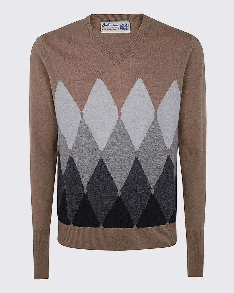 Ballantyne Strickjacke herren Braun