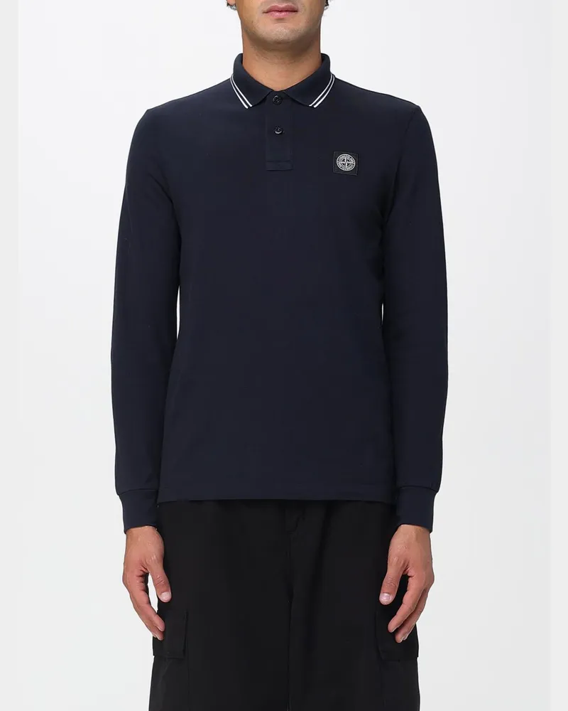 Stone Island Polo herren Blau