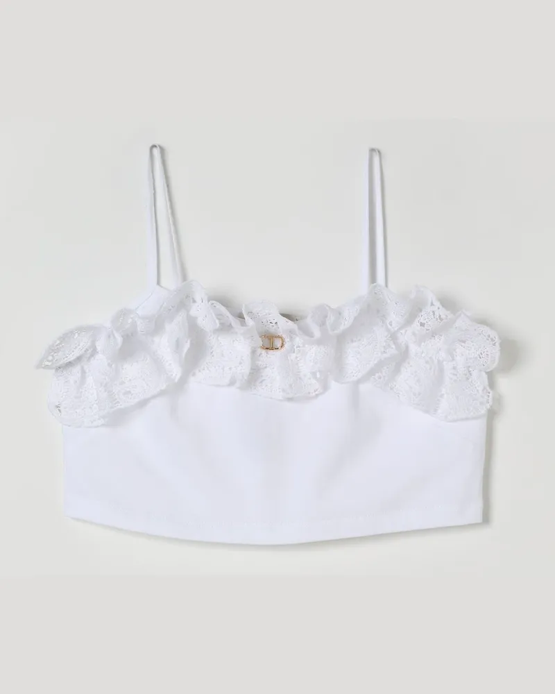 Twin-Set Top kinder Weiß