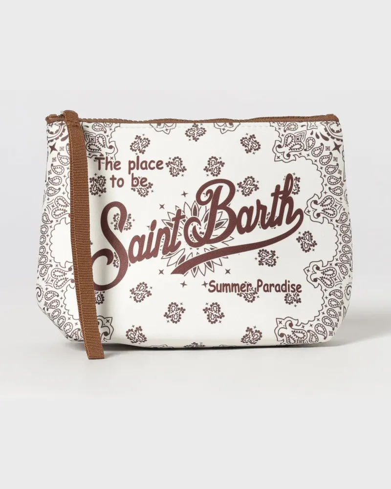 MC2 Saint Barth Aline MC2 Neopren-Pochette mit Saint Barth Logo Beige