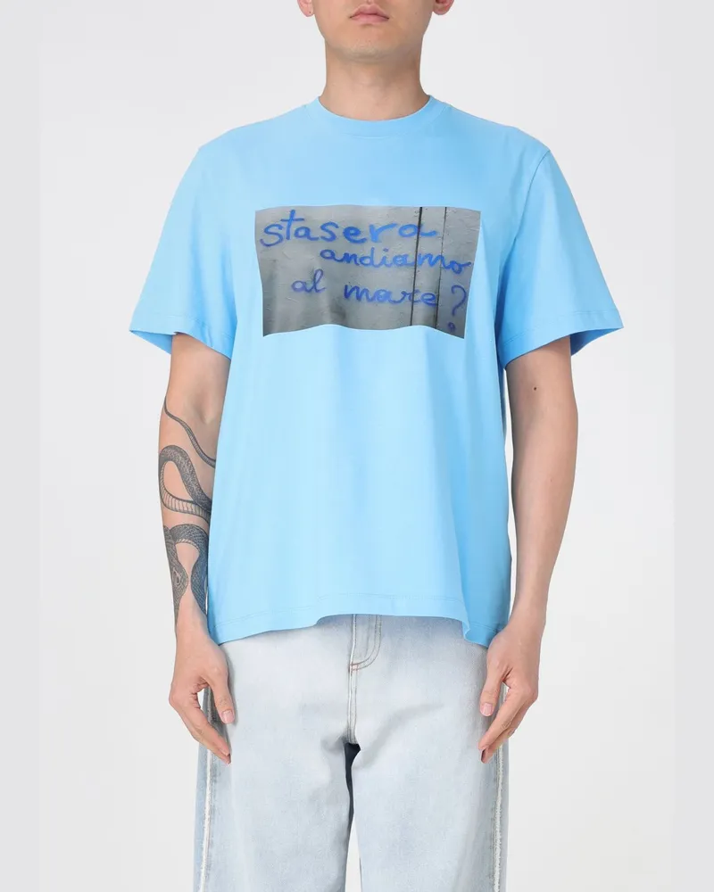 MSGM T-shirt herren Blau