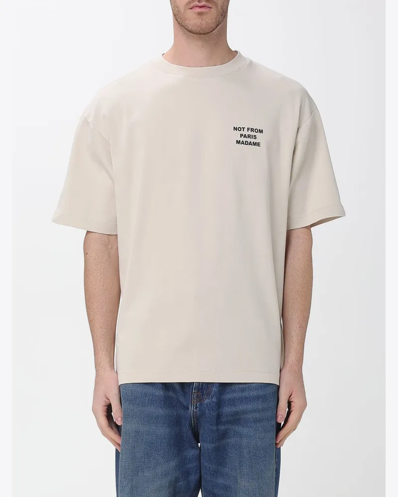 Drôle de Monsieur T-shirt herren Beige