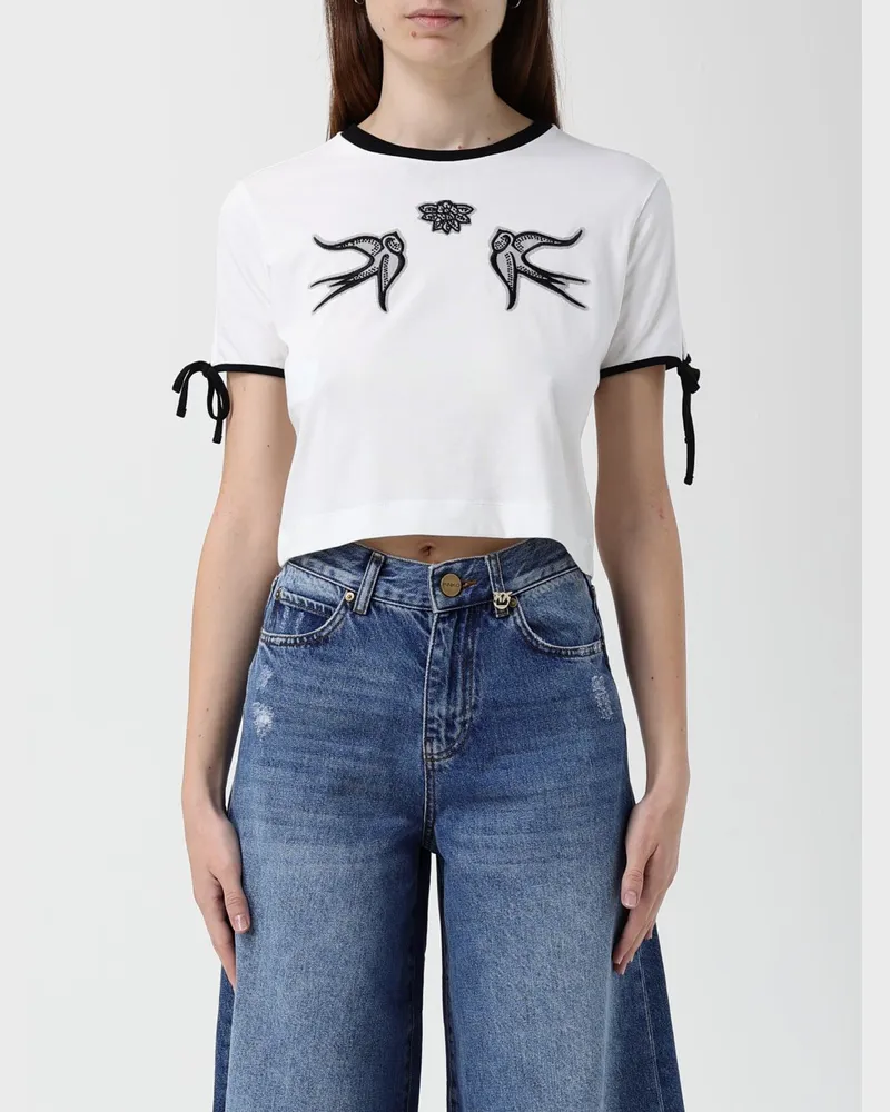 Pinko T-shirt damen Weiß