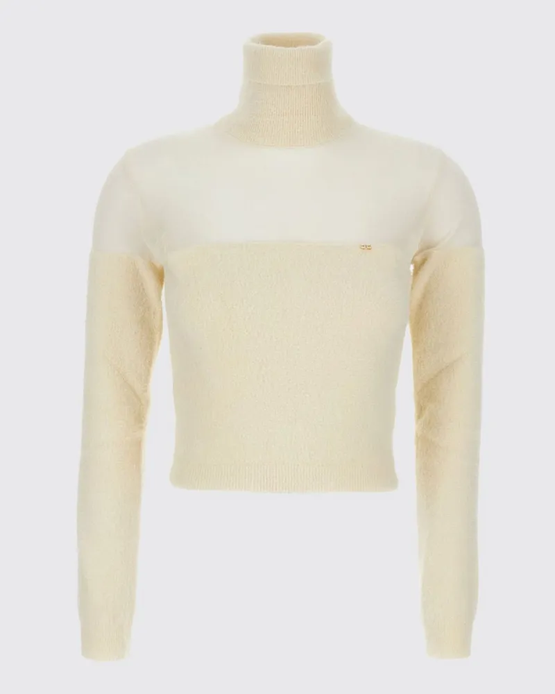 Elisabetta Franchi Pullover damen Weiß