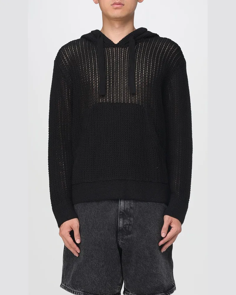 Amish Pullover herren Schwarz