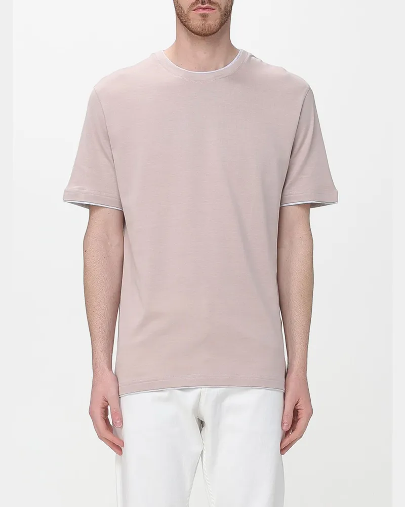 Eleventy T-shirt herren Puder