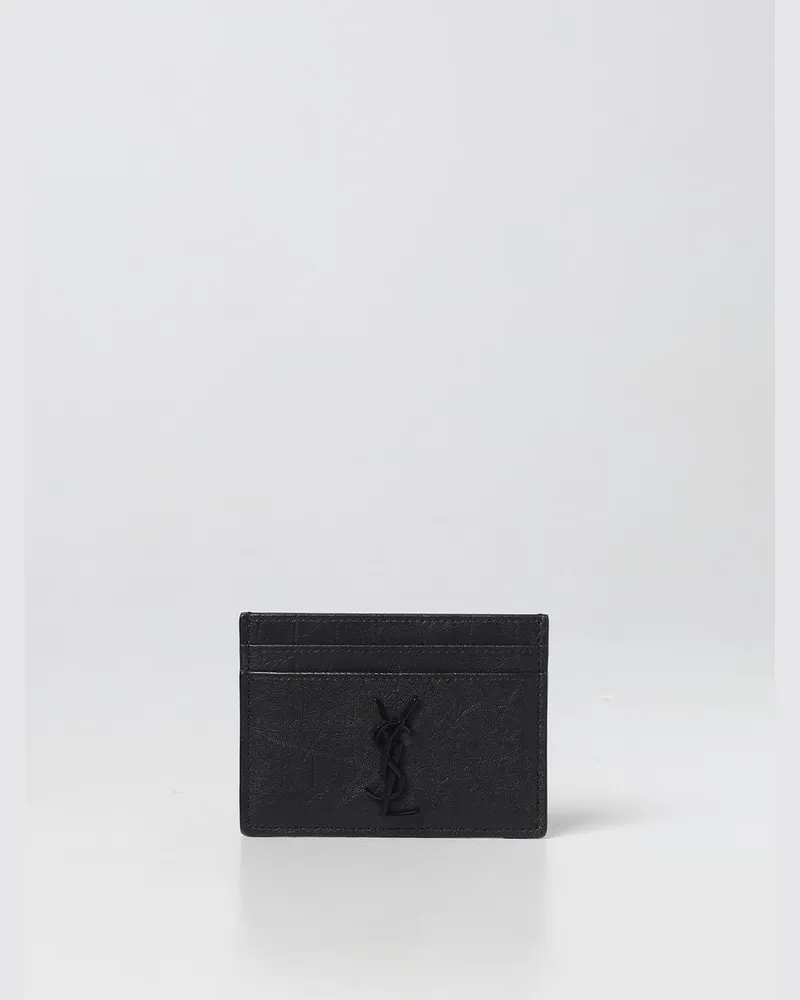 Saint Laurent Portmonnaie herren Schwarz