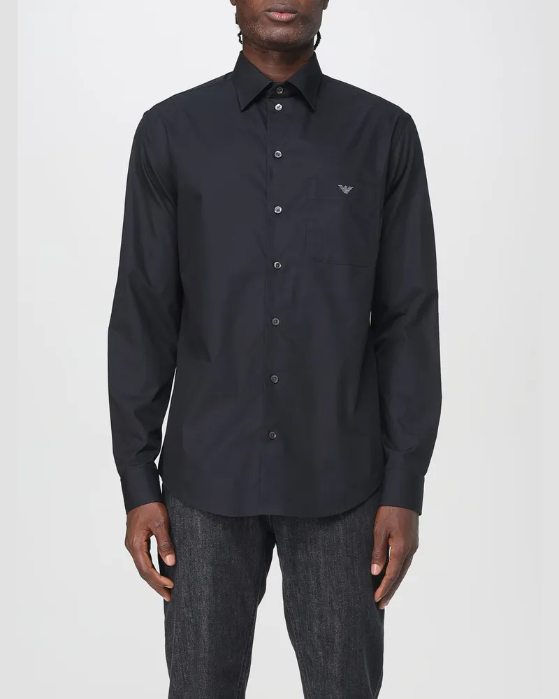 Emporio Armani Hemd herren Schwarz