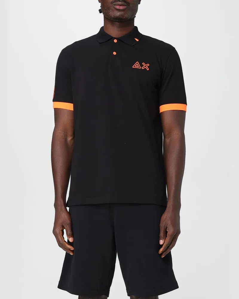 Sun68 Polo herren Schwarz
