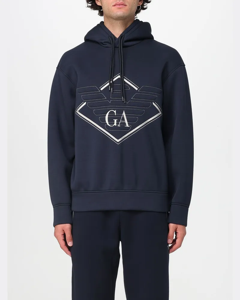Emporio Armani Sweatshirt herren Blau