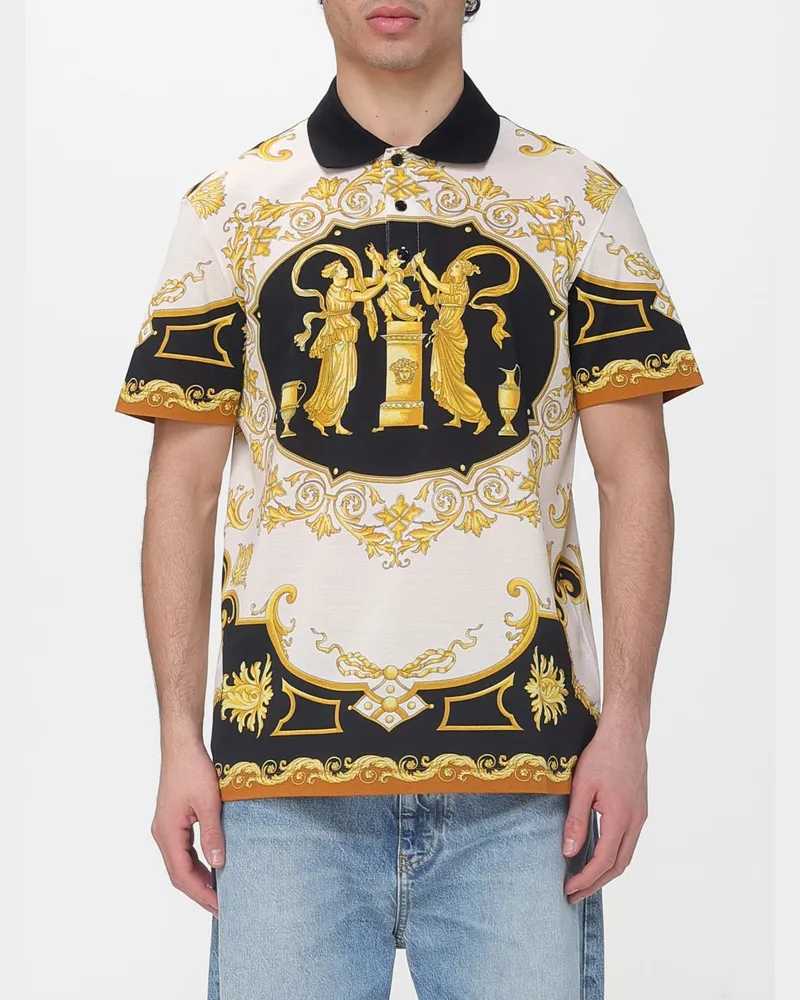 Versace T-shirt herren Schwarz