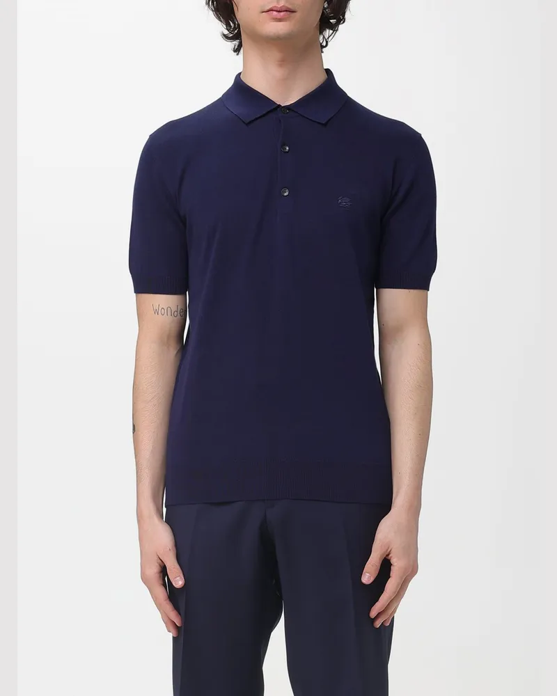 Etro Polo herren Blau