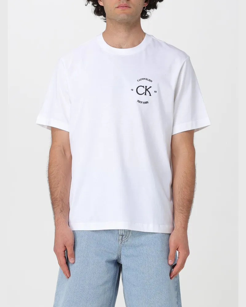 Calvin Klein T-shirt herren Weiß