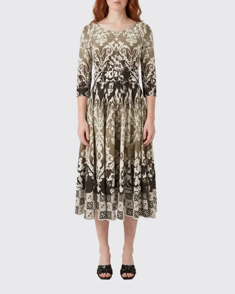 Samantha Sung A-Linien-Midikleid aus Baumwolle mit Liberty-Blumendruck Bunt