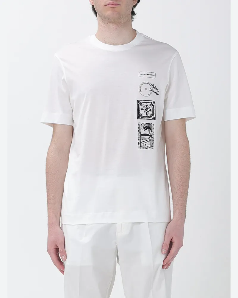 Emporio Armani T-shirt herren Weiß