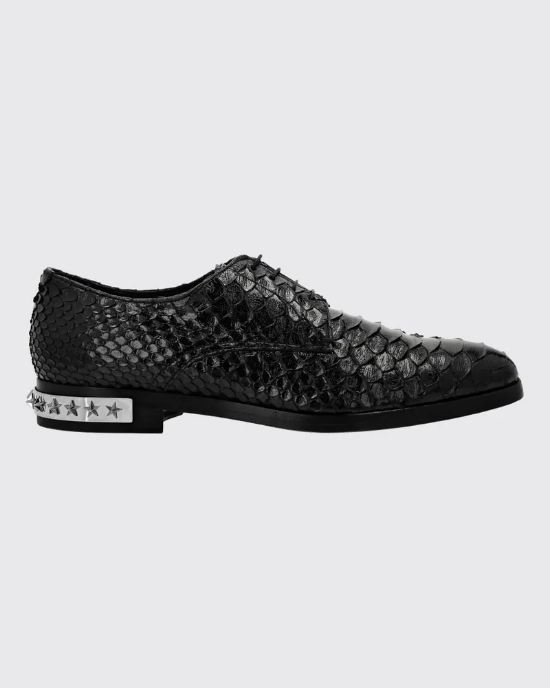 Philipp Plein Derby-Schuhe aus Pythonleder Schwarz