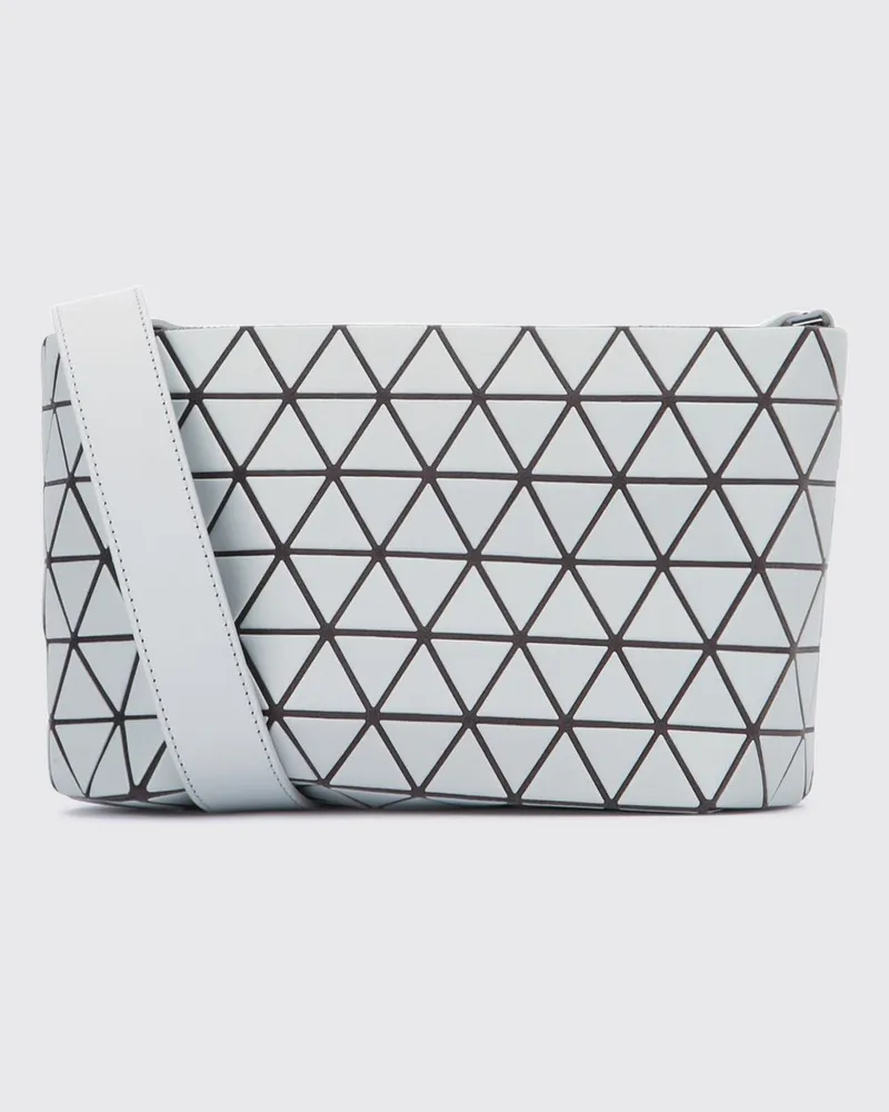 Issey Miyake PVC-Umhängetasche mit geometrischem Design Grau
