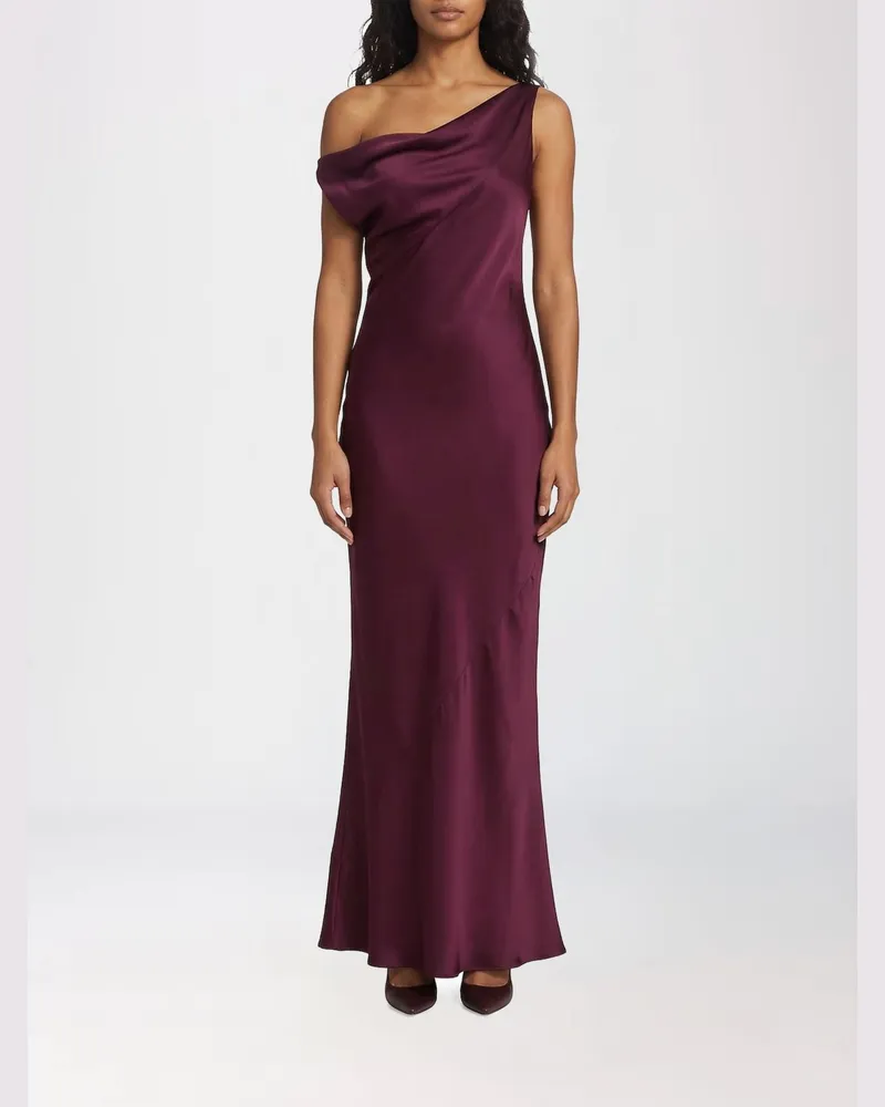 Norma Kamali Kleid damen Burgunderrot