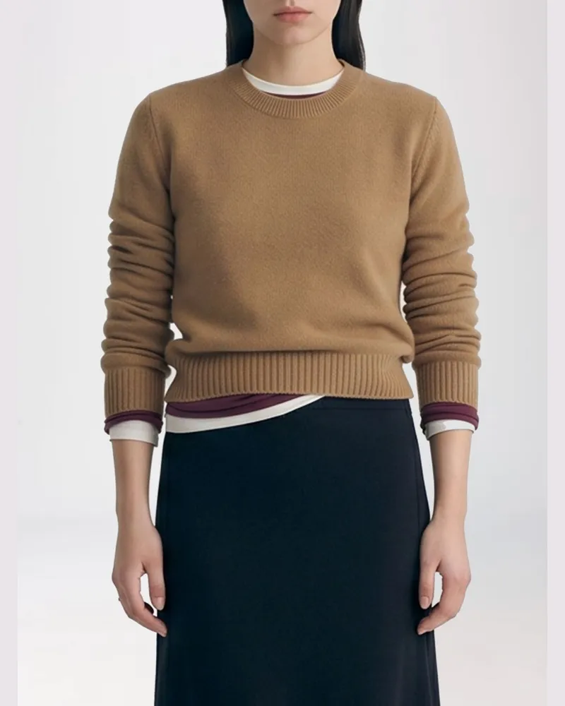 Lisa Yang Pullover damen Beige
