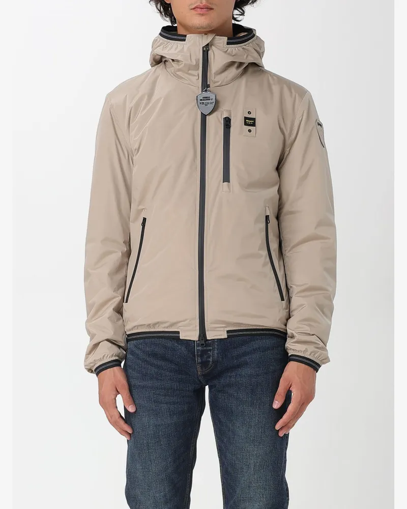 Blauer Jacke herren Beige