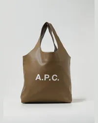 A.P.C. Schultertasche Grün