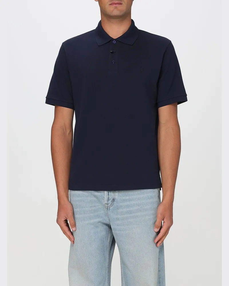 Saint Laurent Polo herren Navy