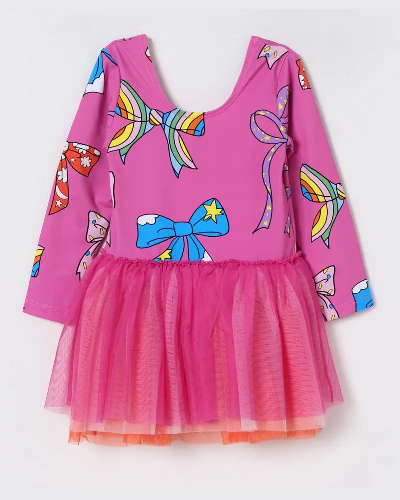 Stella McCartney Kids Kleid kinder Fuchsia
