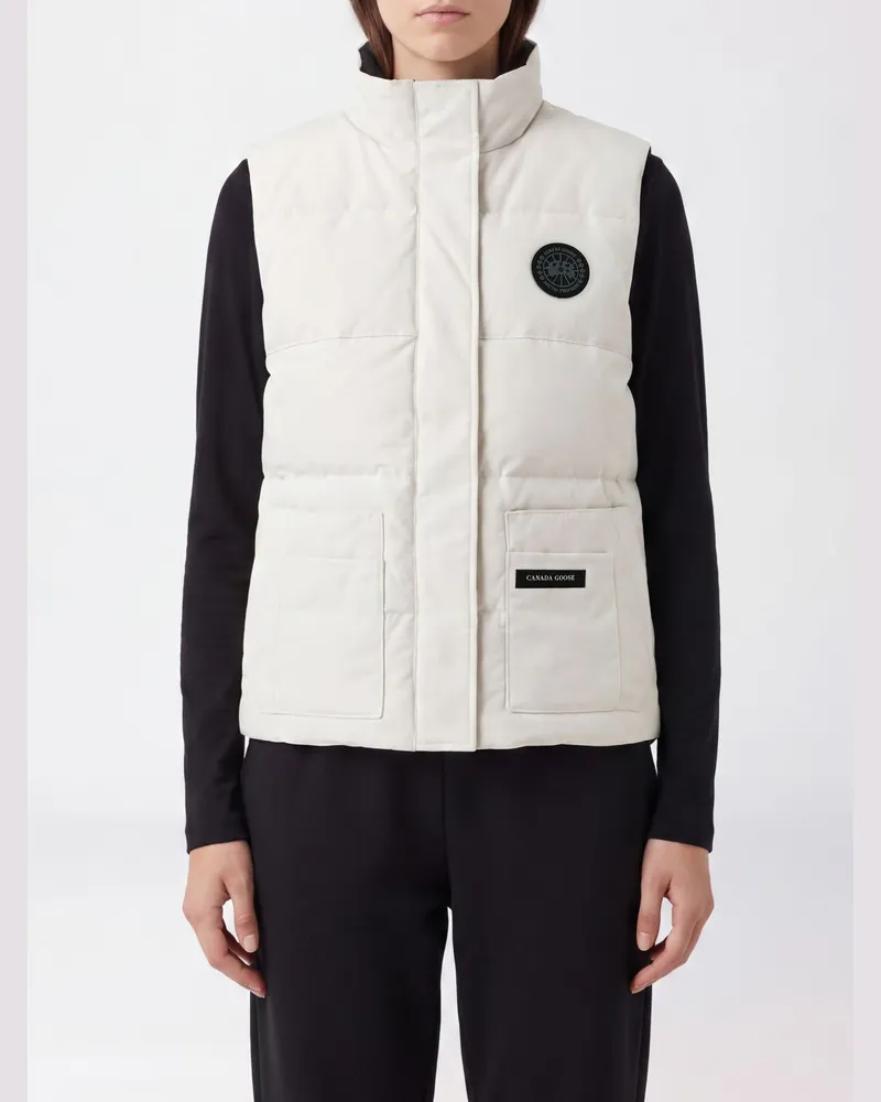 Canada Goose Weste Freestyle Legacy aus wasserabweisendem Funktionsgewebe Weiß