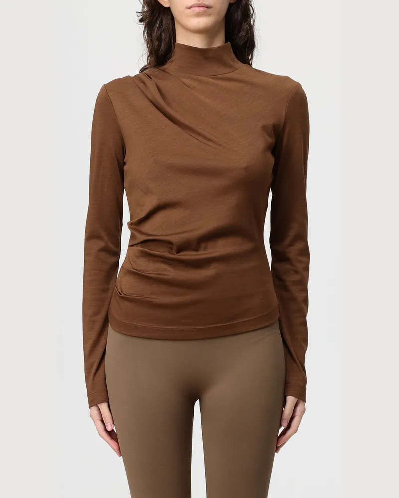 Max Mara Top damen Leder