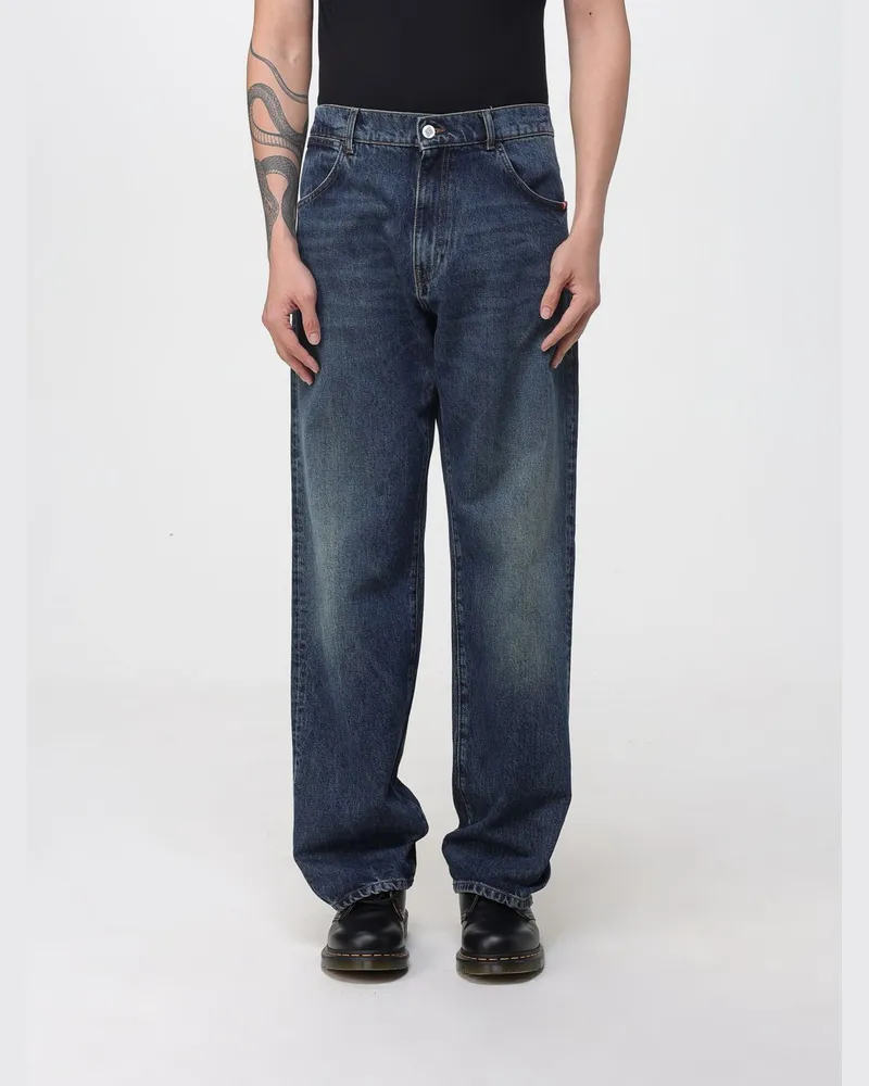 Amish Jeans herren Blau
