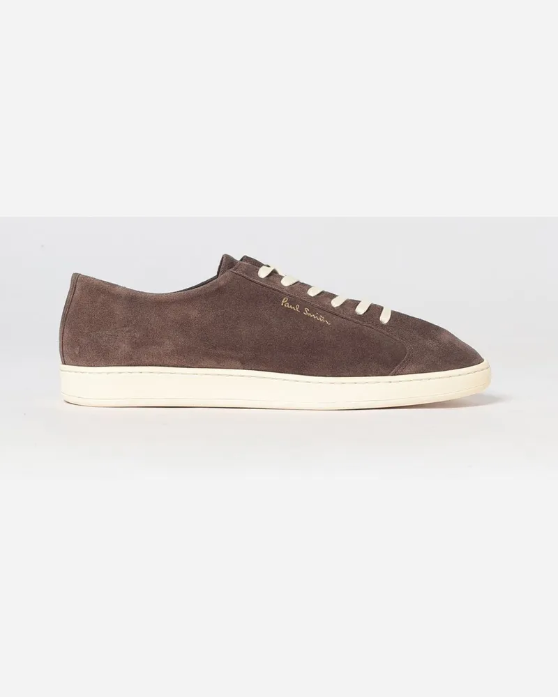 Paul Smith Tripp Low-Top-Sneakers aus Veloursleder mit runder Kappe Grau