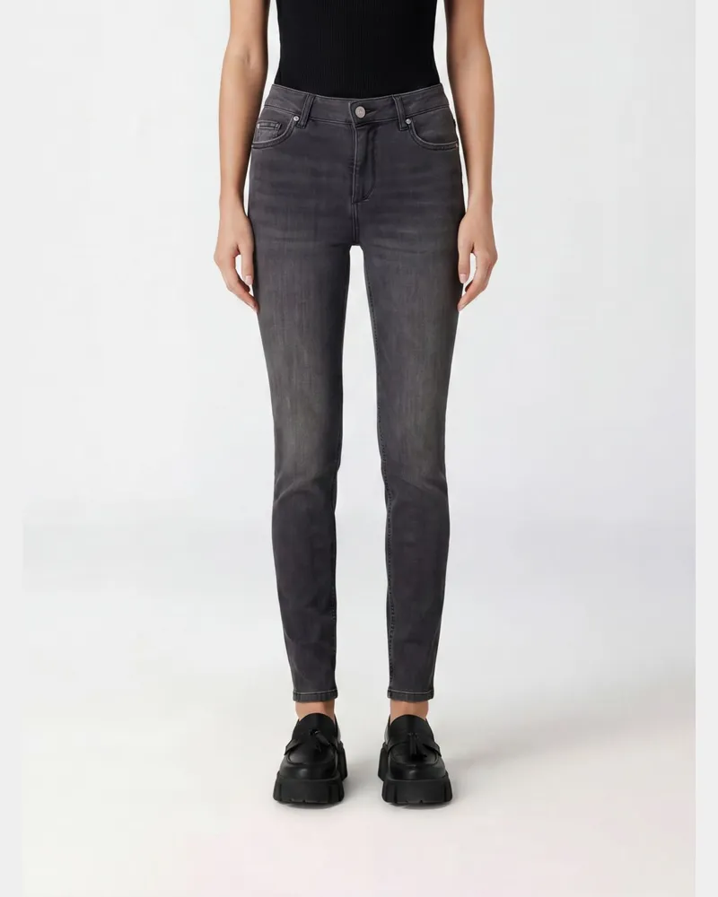 Liu Jo Mid-Rise Skinny-Jeans aus Denim im Five-Pocket-Design Schwarz