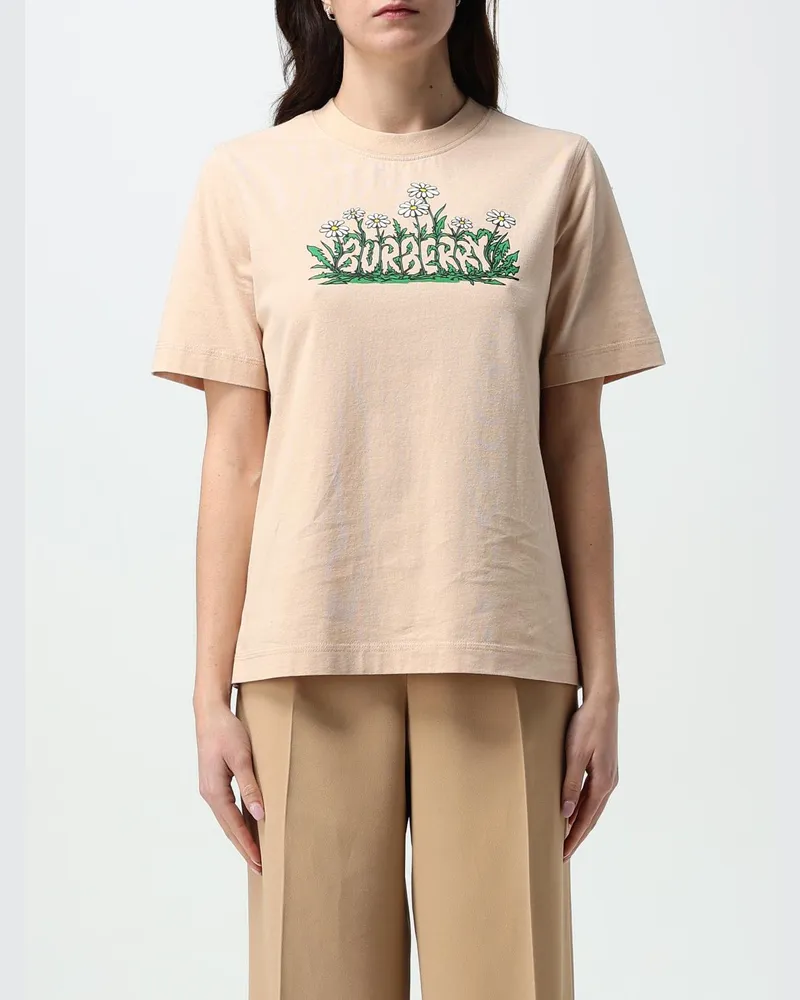Burberry T-shirt damen Beige