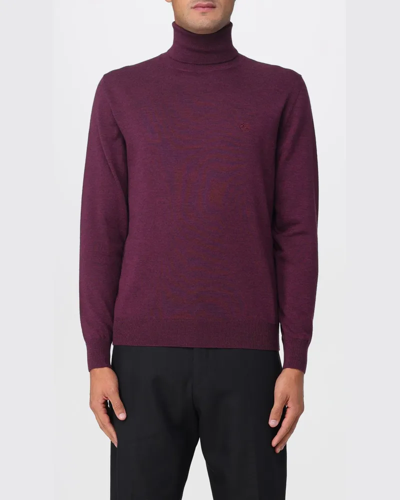 Etro Pullover herren Burgunderrot