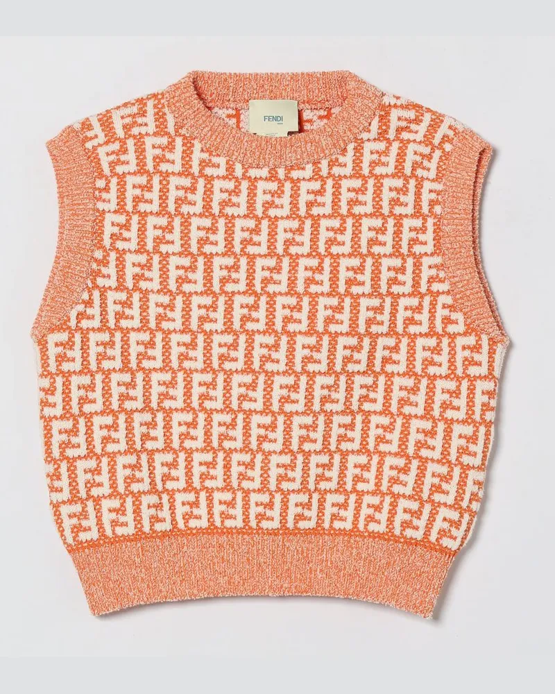 Fendi Top kinder Orange