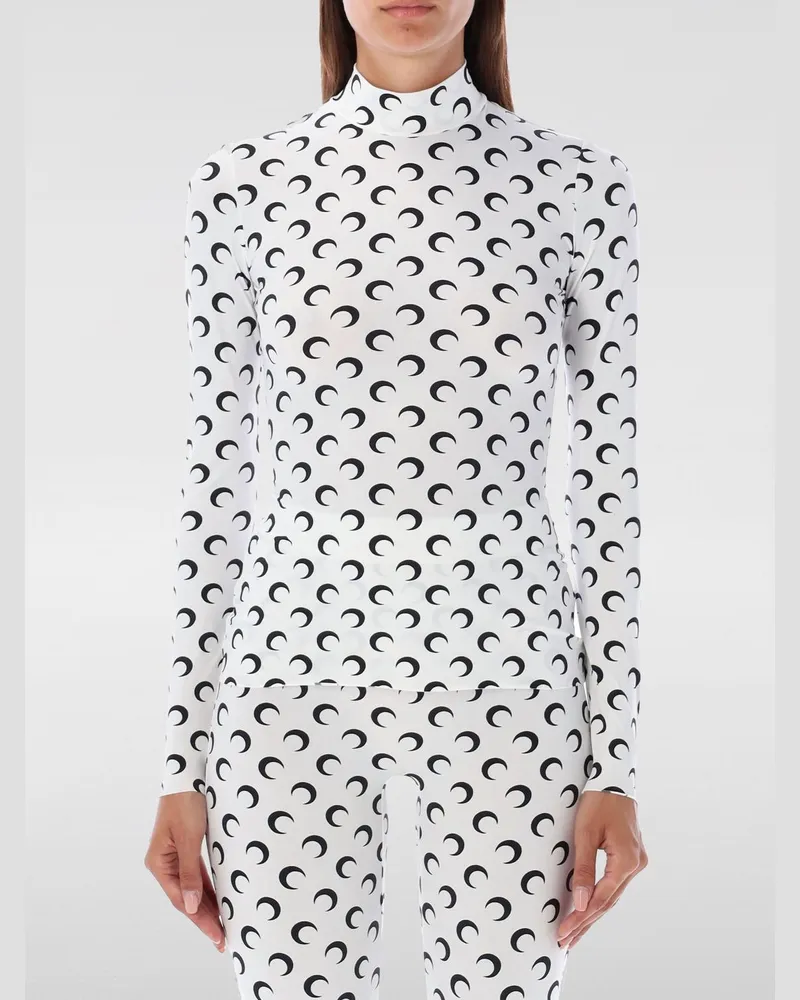 Marine Serre Top damen Weiß