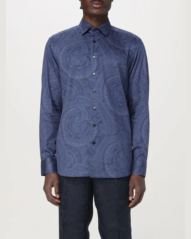 Etro Hemd herren Blau
