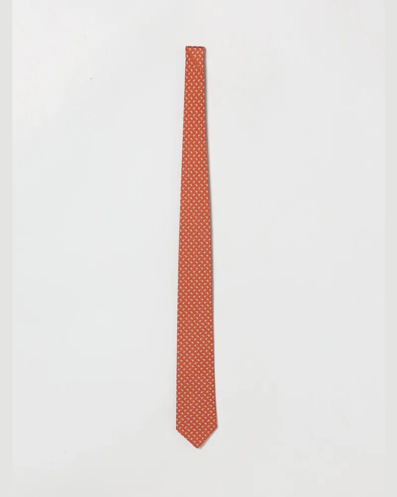 Ferragamo Krawatte herren Orange