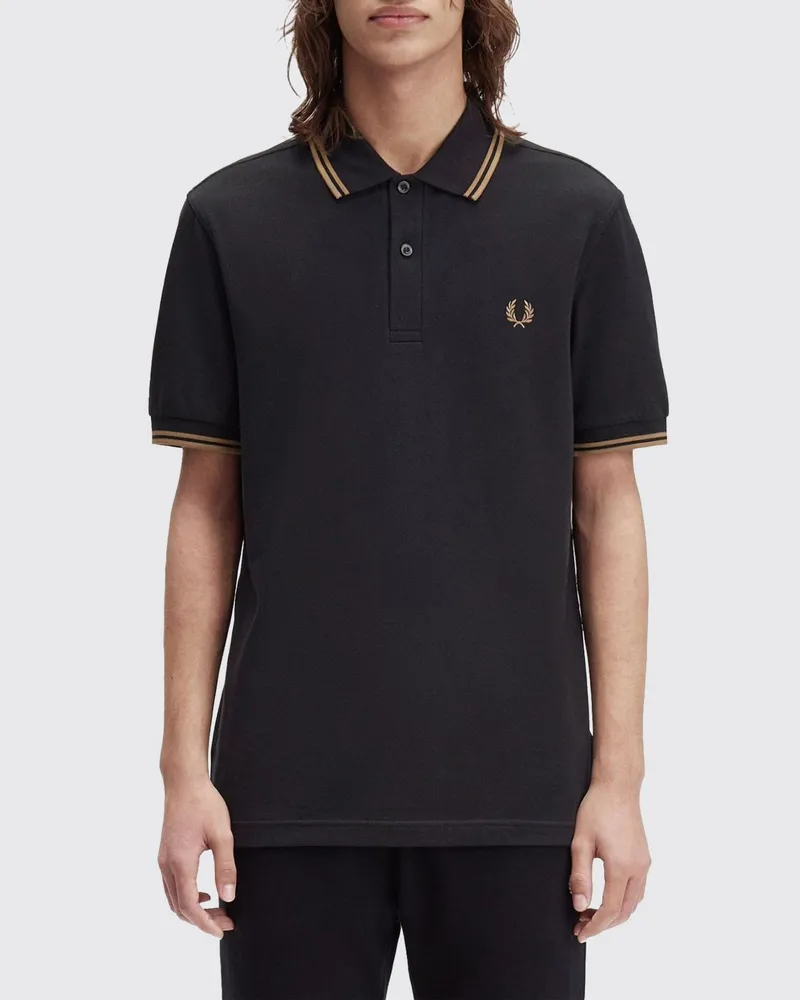 Fred Perry T-shirt herren Schwarz