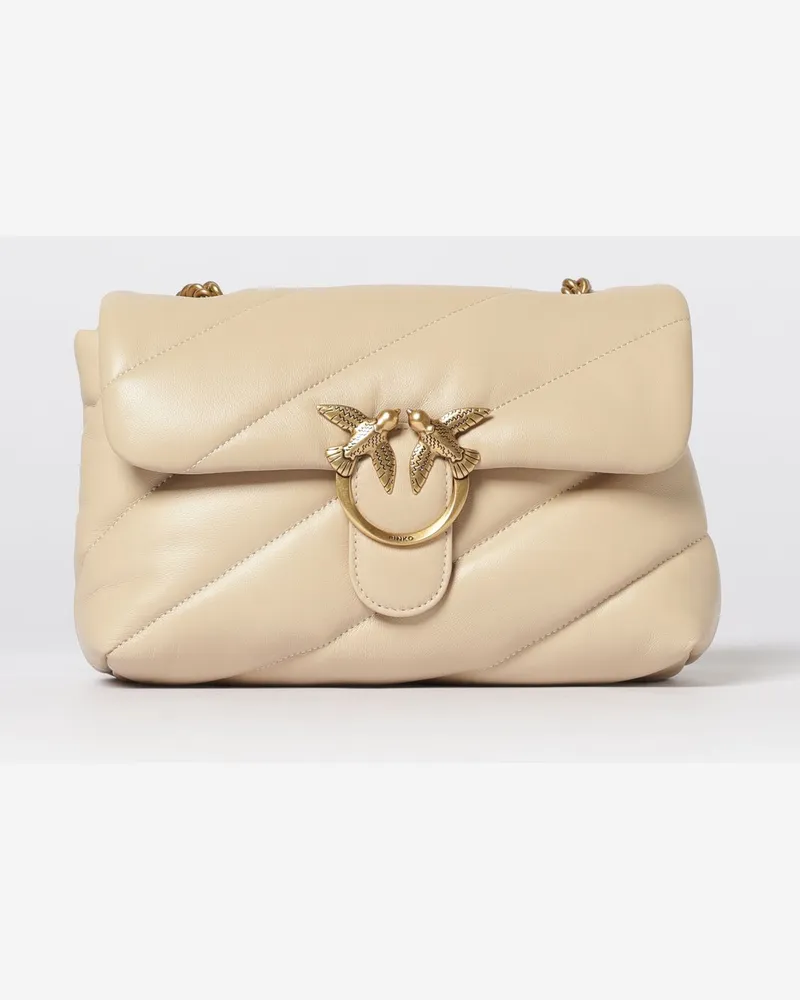 Pinko Schultertasche damen Beige
