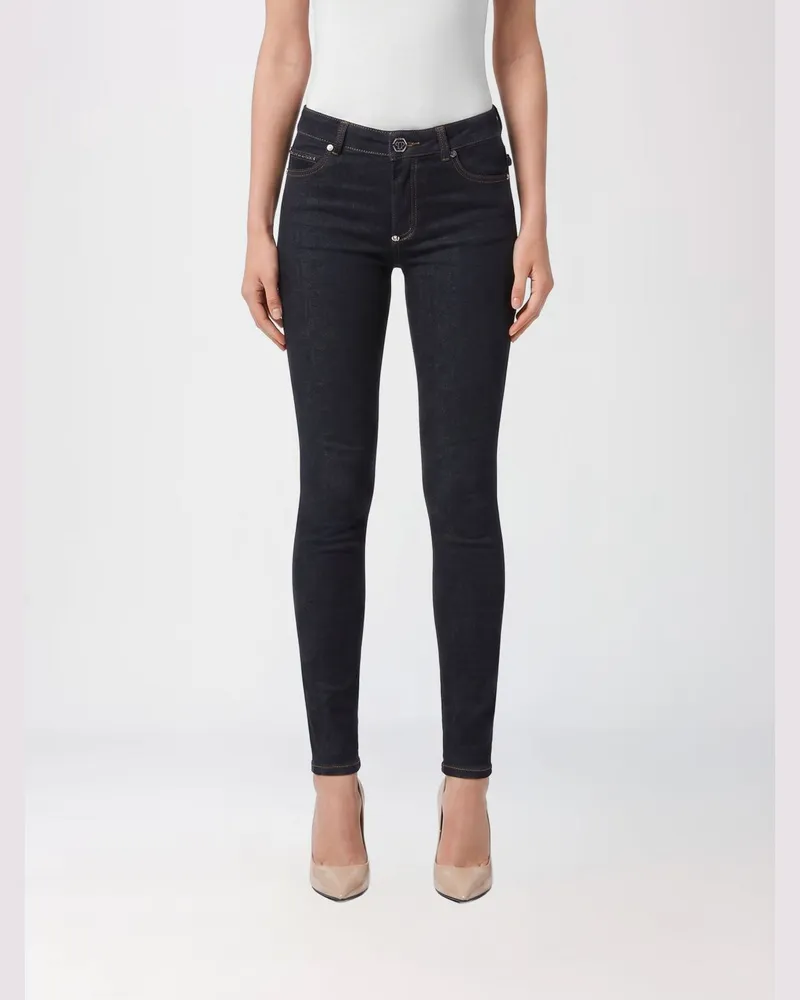 Philipp Plein Skinny Fit Jeans aus Stretch-Denim Denim