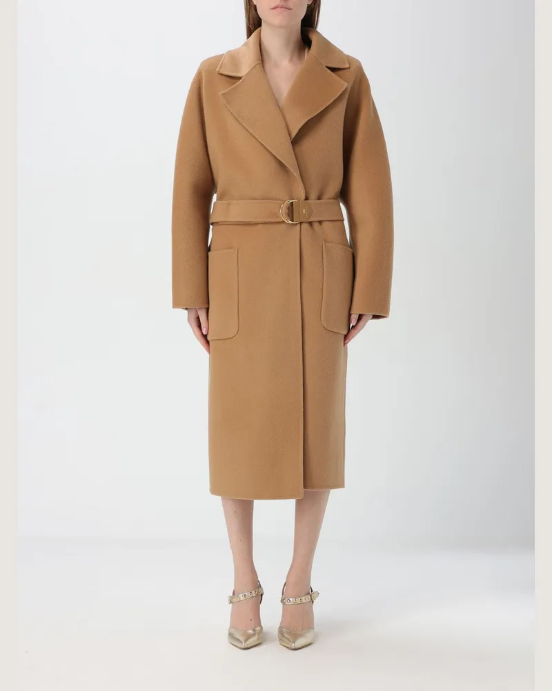 Elisabetta Franchi Mantel damen Camel